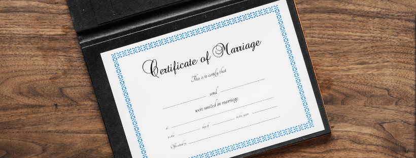 Marriage Certificate