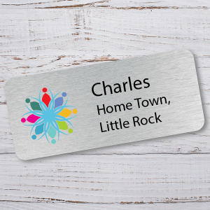 Home Town Name Tag