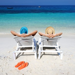 Couple on a beach