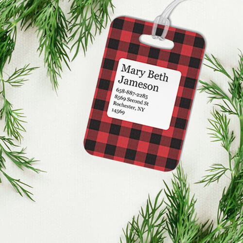custom luggage tag