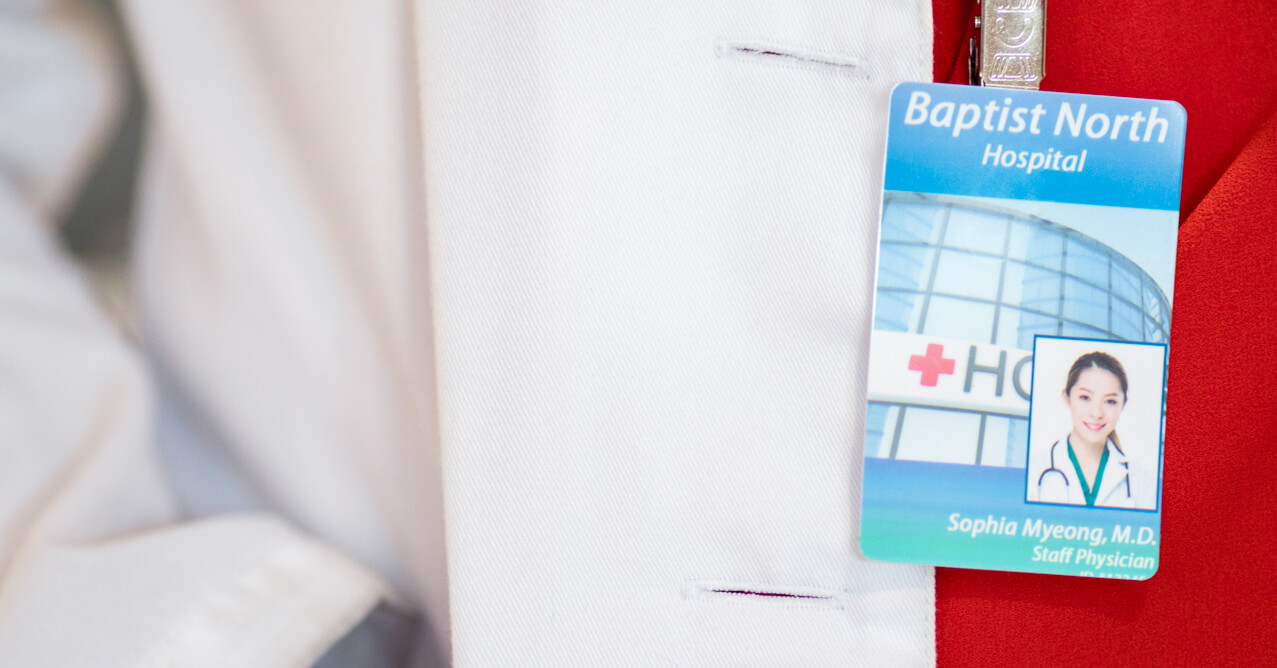 Hospital Photo ID Badge