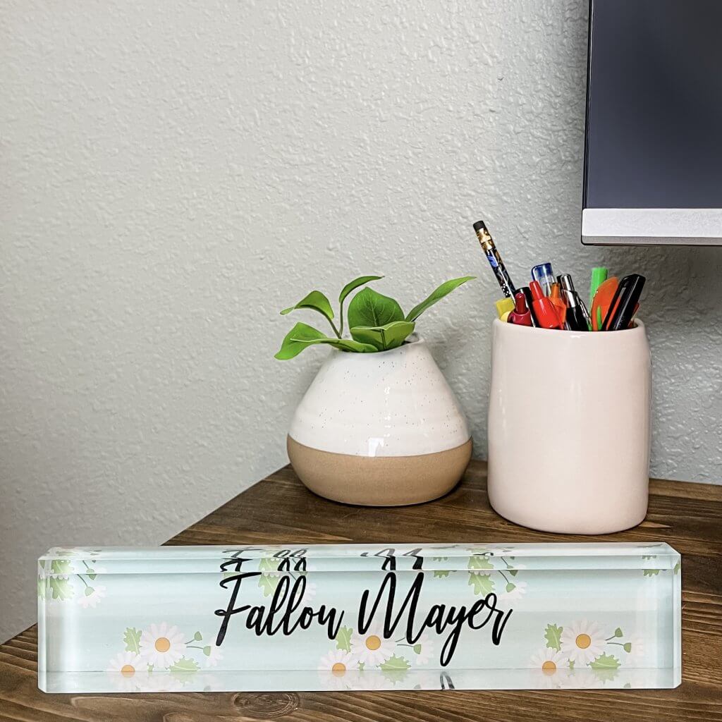Click to buy this desk plate
