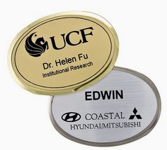 engraved job title specific custom name tags