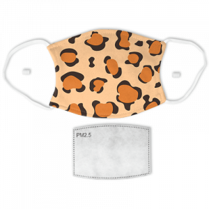 leopard/ cheetah print face mask