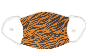 tiger print face mask
