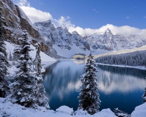snow covered mountains name tag wizard