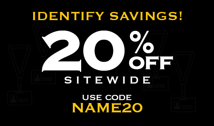 Coupon Code For Name Tags - NAME20